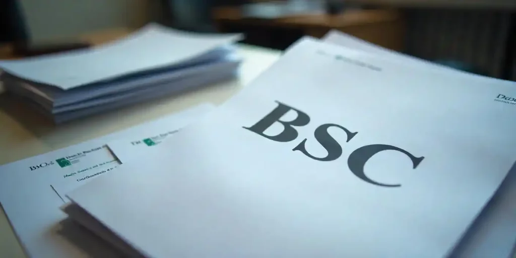 Papeis e relatórios em cima de uma mesa para ilustrar texto sobre Balanced scorecard- BSC