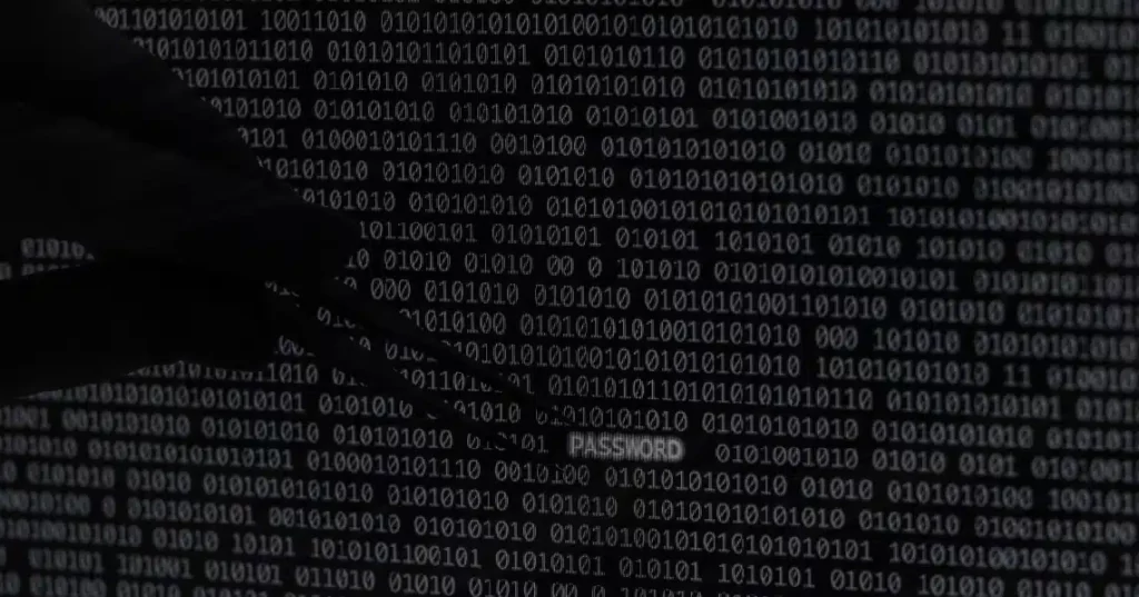 imagem de código criptografado para ilustrar texto sobre vazamento de dados