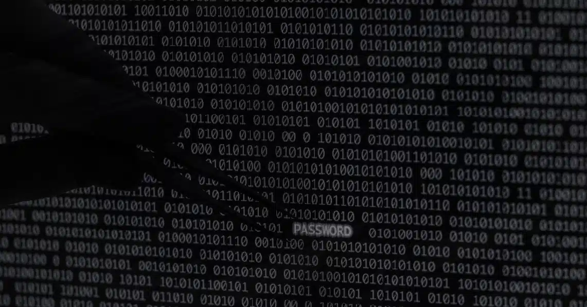 imagem de código criptografado para ilustrar texto sobre vazamento de dados