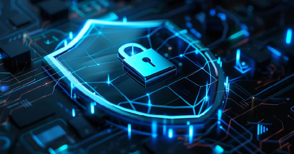 cadeado azul para ilustrar texto sobre cis controls